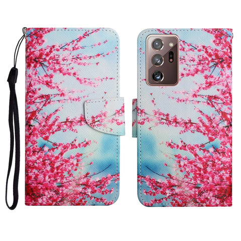 Painted Pattern Horizontal Flip Leather Case with Holder & Card Slot & Wallet, For Samsung Galaxy Note20, For Samsung Galaxy Note20 Ultra