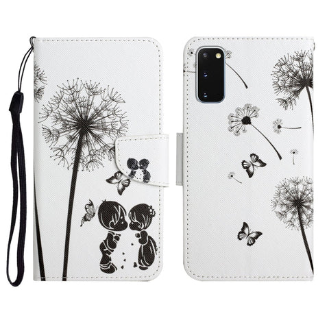 Painted Pattern Horizontal Flip Leather Case with Holder & Card Slot & Wallet, For Samsung Galaxy S10e, For Samsung Galaxy S20