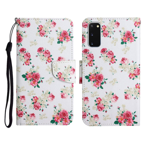 Painted Pattern Horizontal Flip Leather Case with Holder & Card Slot & Wallet, For Samsung Galaxy S10e, For Samsung Galaxy S20