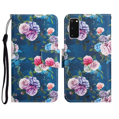 Painted Pattern Horizontal Flip Leather Case with Holder & Card Slot & Wallet, For Samsung Galaxy S10e, For Samsung Galaxy S20