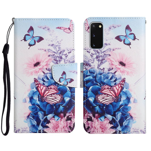 Painted Pattern Horizontal Flip Leather Case with Holder & Card Slot & Wallet, For Samsung Galaxy S10e, For Samsung Galaxy S20