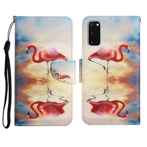 Painted Pattern Horizontal Flip Leather Case with Holder & Card Slot & Wallet, For Samsung Galaxy S20 FE, For Samsung Galaxy S20+