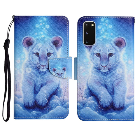 Painted Pattern Horizontal Flip Leather Case with Holder & Card Slot & Wallet, For Samsung Galaxy S20 FE, For Samsung Galaxy S20+