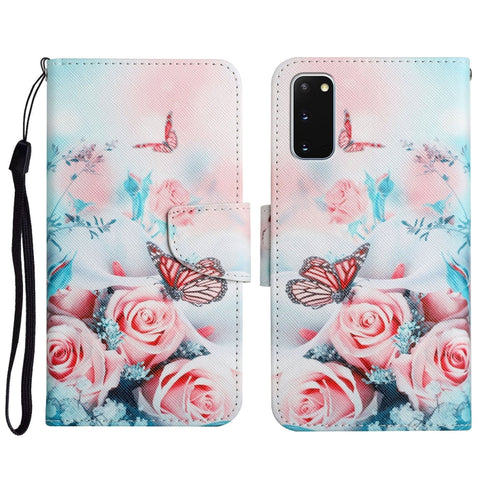 Painted Pattern Horizontal Flip Leather Case with Holder & Card Slot & Wallet, For Samsung Galaxy S20 FE, For Samsung Galaxy S20+