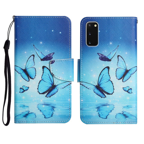 Painted Pattern Horizontal Flip Leather Case with Holder & Card Slot & Wallet, For Samsung Galaxy S20 FE, For Samsung Galaxy S20+