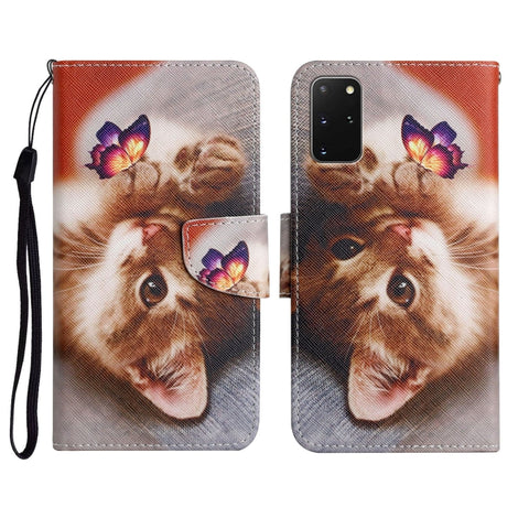 Painted Pattern Horizontal Flip Leather Case with Holder & Card Slot & Wallet, For Samsung Galaxy S20 FE, For Samsung Galaxy S20+