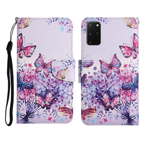 Painted Pattern Horizontal Flip Leather Case with Holder & Card Slot & Wallet, For Samsung Galaxy S20 FE, For Samsung Galaxy S20+