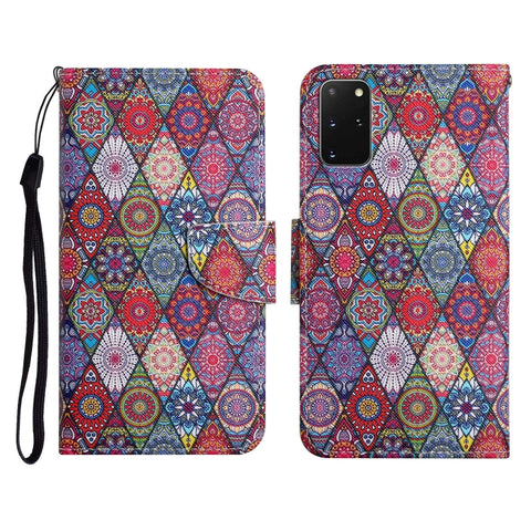 Painted Pattern Horizontal Flip Leather Case with Holder & Card Slot & Wallet, For Samsung Galaxy S20 FE, For Samsung Galaxy S20+