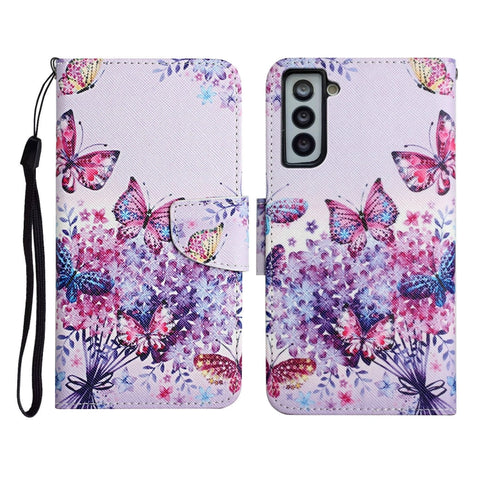 Painted Pattern Horizontal Flip Leather Case with Holder & Card Slot & Wallet, For Samsung Galaxy S20 Ultra, For Samsung Galaxy S21 5G