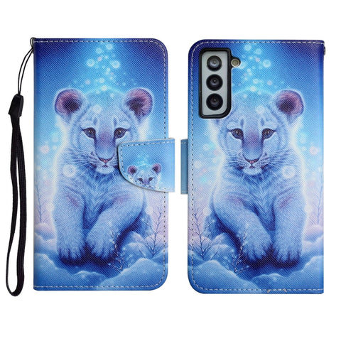 Painted Pattern Horizontal Flip Leather Case with Holder & Card Slot & Wallet, For Samsung Galaxy S20 Ultra, For Samsung Galaxy S21 5G