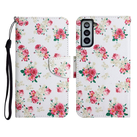 Painted Pattern Horizontal Flip Leather Case with Holder & Card Slot & Wallet, For Samsung Galaxy S20 Ultra, For Samsung Galaxy S21 5G