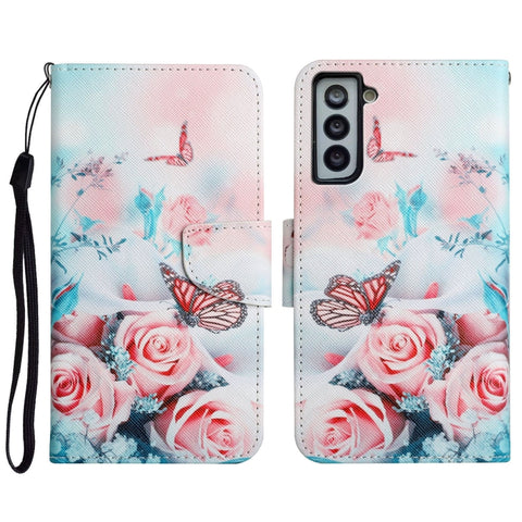Painted Pattern Horizontal Flip Leather Case with Holder & Card Slot & Wallet, For Samsung Galaxy S20 Ultra, For Samsung Galaxy S21 5G