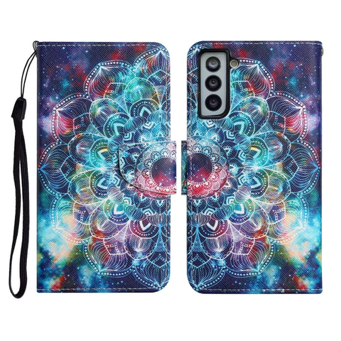 Painted Pattern Horizontal Flip Leather Case with Holder & Card Slot & Wallet, For Samsung Galaxy S20 Ultra, For Samsung Galaxy S21 5G