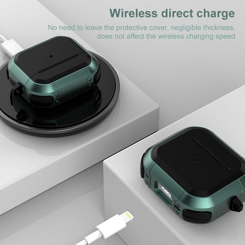 Wireless Earphones Shockproof Thunder Mecha TPU Protective Case, For AirPods 3