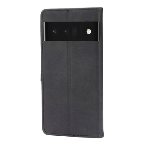 Embossed Happy Cat Pattern Horizontal Flip Leather Case with Holder & Card Slots & Wallet, For Google Pixel 6, For Google Pixel 6 Pro