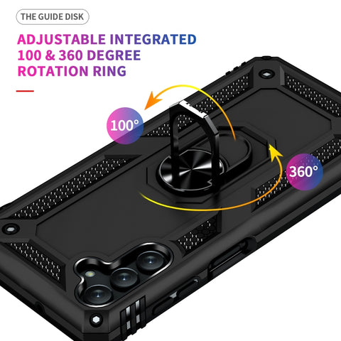 Shockproof TPU + PC Protective Case with 360 Degree Rotating Holder, For Samsung Galaxy A13 5G