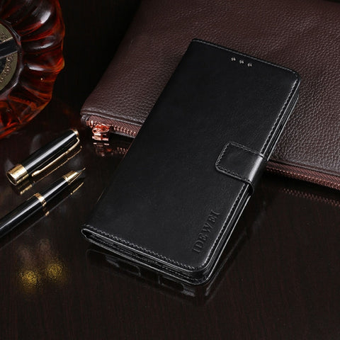 idewei Crazy Horse Texture Horizontal Flip Leather Phone Case with Holder & Card Slots & Wallet, For Google Pixel 6, For Google Pixel 6 Pro, For OPPO A55, For Xiaomi Redmi Note 11, For Xiaomi Redmi Note 11 Pro, For Samsung Galaxy M52 5G