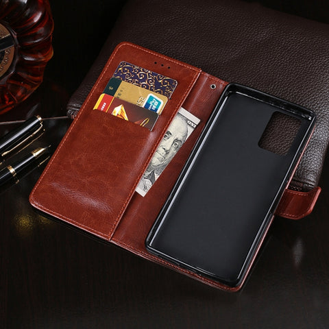 idewei Crazy Horse Texture Horizontal Flip Leather Phone Case with Holder & Card Slots & Wallet, For ZTE Blade V30 Vita, For Huawei Honor X30i