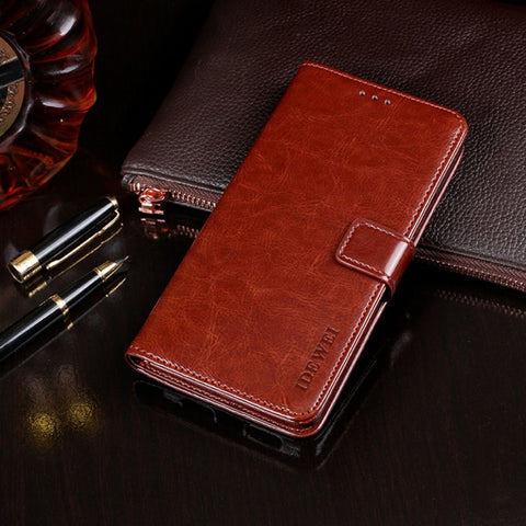 idewei Crazy Horse Texture Horizontal Flip Leather Phone Case with Holder & Card Slots & Wallet, For ZTE Blade V30 Vita, For Huawei Honor X30i