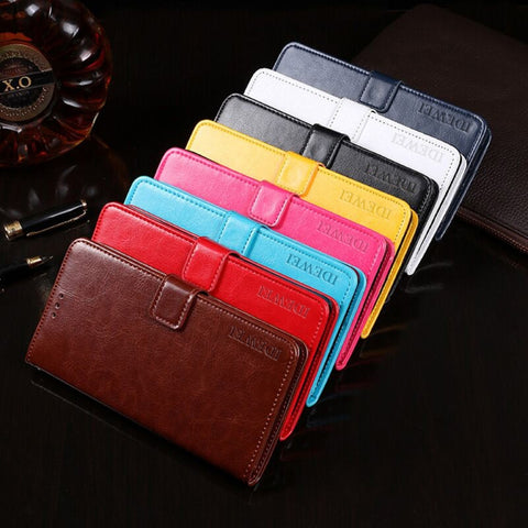 idewei Crazy Horse Texture Horizontal Flip Leather Phone Case with Holder & Card Slots & Wallet, For ZTE Blade V30 Vita, For Huawei Honor X30i