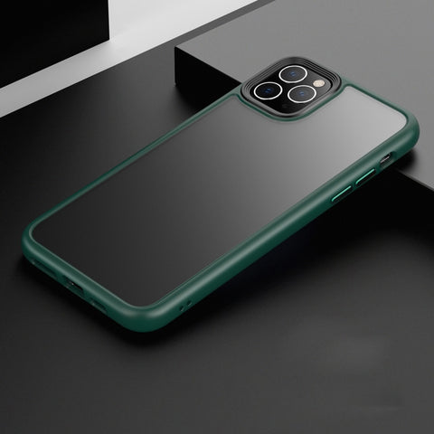Frosted Back Shockproof Phone Case, For iPhone 12 mini, For iPhone 12 / 12 Pro, For iPhone 12 Pro Max, For iPhone 11, For iPhone 11 Pro, For iPhone 11 Pro Max