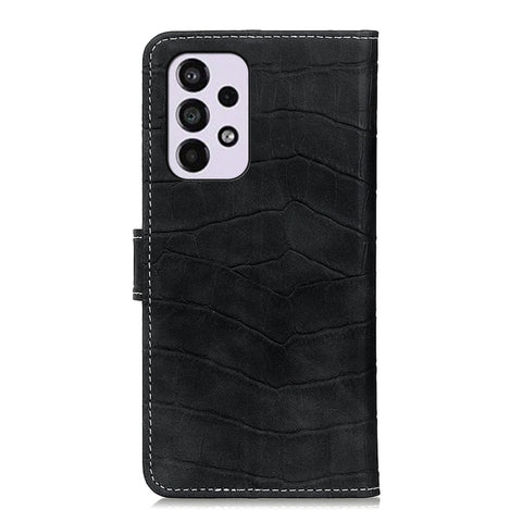 Magnetic Crocodile Texture Horizontal Flip Leather Phone Case with Holder & Card Slots & Wallet, For Samsung Galaxy A33 5G