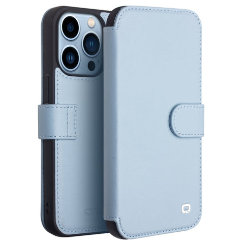 QIALINO Magnetic Buckle Phone Leather Case with Card Slot, For iPhone 13 Pro Max, For iPhone 13 Pro, For iPhone 13, For iPhone 13 mini