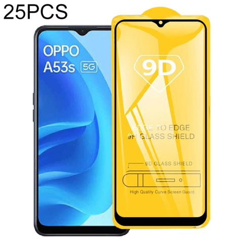 For Samsung Galaxy A53 5G 25pcs 9D Full Glue Screen Tempered Glass Film, For vivo Y20 2021 (25 PCS), For OPPO A53s 5G (25 PCS), For OPPO K9s (25 PCS), For vivo iQOO Neo5 Lite (25 PCS), For OPPO Realme C11 2021 (25 PCS), For vivo S10e (25 PCS)          ...