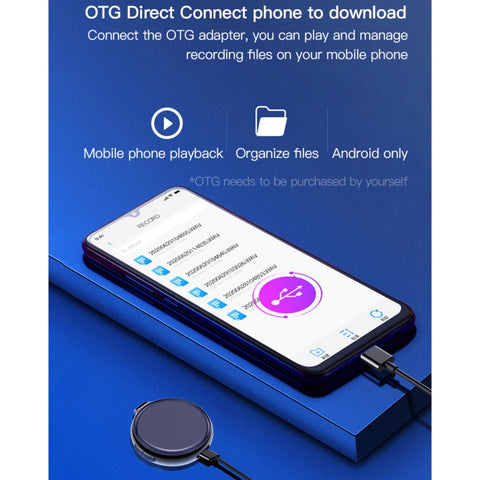 Q39 AI Intelligent High-definition Noise Reduction Voice Control Recorder, 4GB, 8GB, 16GB, 32GB