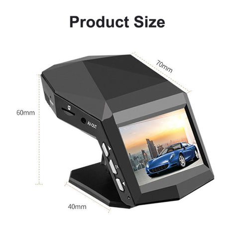 2 inch HD Single Lens 1080P No Light Night Vision Hidden Driving Recorder with Aromatherapy, Without, 16G, 32G, 64G