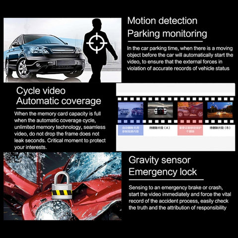 2 inch HD Single Lens 1080P No Light Night Vision Hidden Driving Recorder with Aromatherapy, Without, 16G, 32G, 64G