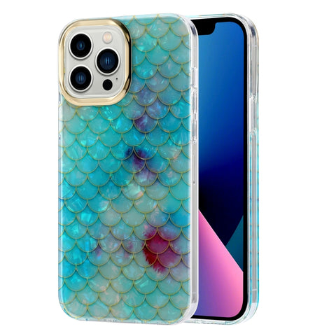 Electroplating Shell Texture Phone Case, For iPhone 13, For iPhone 13 Pro, For iPhone 13 Pro Max, For iPhone 12 / 12 Pro, For iPhone 12 Pro Max, For iPhone 11