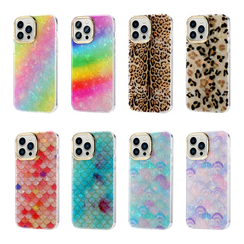 Electroplating Shell Texture Phone Case, For iPhone 13, For iPhone 13 Pro, For iPhone 13 Pro Max, For iPhone 12 / 12 Pro, For iPhone 12 Pro Max, For iPhone 11