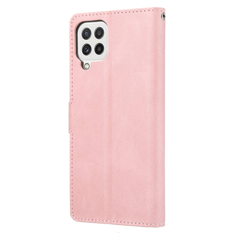 Fantasy Classic Skin-feel Calfskin Texture Magnetic Buckle Horizontal Flip PU Phone Leather Case with Holder & Card Slot & Wallet, For Samsung Galaxy A22 4G / M32 4G, For Samsung Galaxy S22 Ultra 5G, For Samsung Galaxy S22+ 5G, For Samsung Galaxy S22 5...