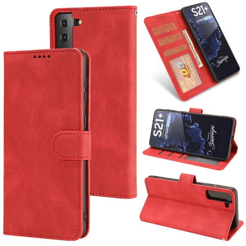 Fantasy Classic Skin-feel Calfskin Texture Magnetic Buckle Horizontal Flip PU Phone Leather Case with Holder & Card Slot & Wallet, For Samsung Galaxy A22 4G / M32 4G, For Samsung Galaxy S22 Ultra 5G, For Samsung Galaxy S22+ 5G, For Samsung Galaxy S22 5...