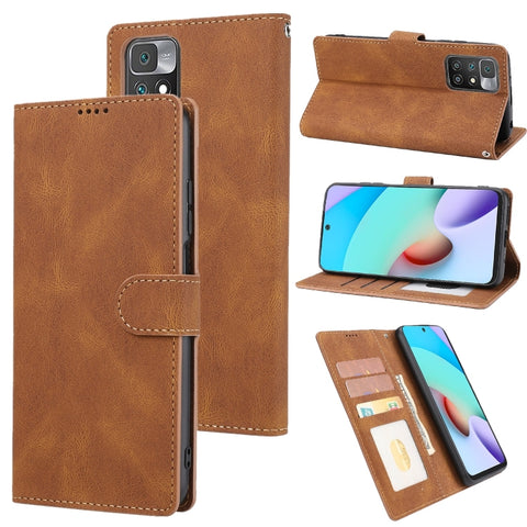 Fantasy Classic Skin-feel Calfskin Texture Magnetic Buckle Horizontal Flip PU Phone Leather Case with Holder & Card Slot & Wallet, For Samsung Galaxy A22 4G / M32 4G, For Samsung Galaxy S22 Ultra 5G, For Samsung Galaxy S22+ 5G, For Samsung Galaxy S22 5...