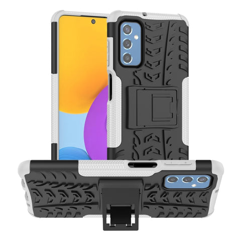 Tire Texture TPU + PC Phone Case with Holder, For Xiaomi Mi 11T, For Nokia G300, For Samsung Galaxy S22 Ultra 5G, For Samsung Galaxy M52 5G