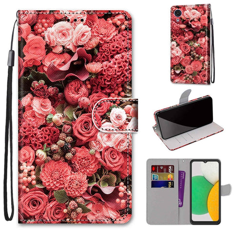 Coloured Drawing Cross Texture Horizontal Flip Leather Phone Case with Holder & Card Slots & Wallet & Lanyard, For Xiaomi 11T / 11T Pro, For Samsung Galaxy A03 Core
