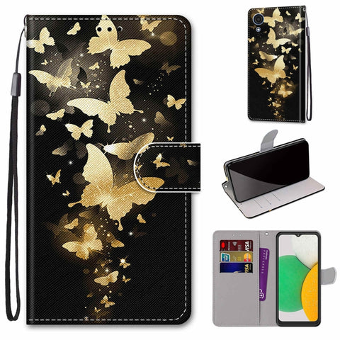Coloured Drawing Cross Texture Horizontal Flip Leather Phone Case with Holder & Card Slots & Wallet & Lanyard, For Xiaomi 11T / 11T Pro, For Samsung Galaxy A03 Core