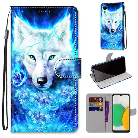 Coloured Drawing Cross Texture Horizontal Flip Leather Phone Case with Holder & Card Slots & Wallet & Lanyard, For Xiaomi 11T / 11T Pro, For Samsung Galaxy A03 Core