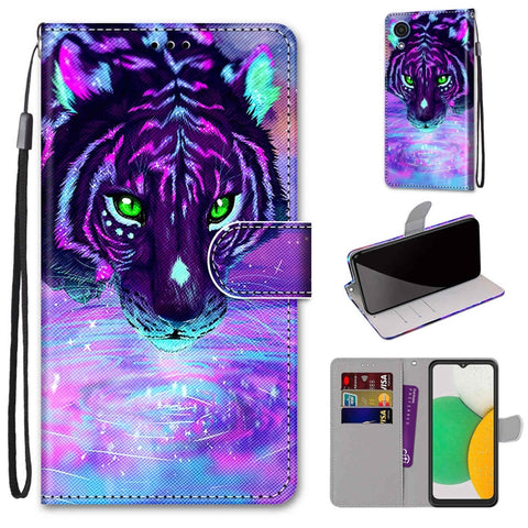 Coloured Drawing Cross Texture Horizontal Flip Leather Phone Case with Holder & Card Slots & Wallet & Lanyard, For Xiaomi 11T / 11T Pro, For Samsung Galaxy A03 Core