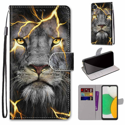 Coloured Drawing Cross Texture Horizontal Flip Leather Phone Case with Holder & Card Slots & Wallet & Lanyard, For Xiaomi 11T / 11T Pro, For Samsung Galaxy A03 Core