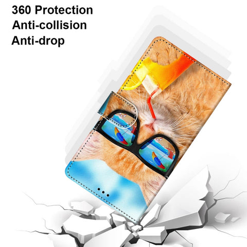 Coloured Drawing Cross Texture Horizontal Flip Leather Phone Case with Holder & Card Slots & Wallet & Lanyard, For Xiaomi 11T / 11T Pro, For Samsung Galaxy A03 Core