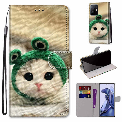 Coloured Drawing Cross Texture Horizontal Flip Leather Phone Case with Holder & Card Slots & Wallet & Lanyard, For Xiaomi 11T / 11T Pro, For Samsung Galaxy A03 Core