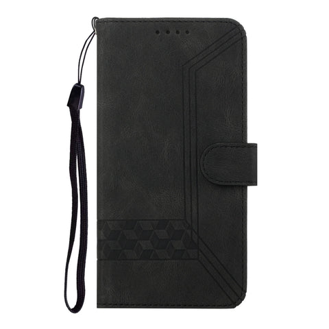 Cubic Skin Feel Flip Leather Phone Case, For iPhone 11 Pro Max, For iPhone X / XS, For iPhone XR, For iPhone XS Max, For iPhone SE 2022 / SE 2020 / 7 / 8, For iPhone 7 Plus / 8 Plus