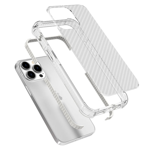 Carbon Fiber Texture Four-corner Shockproof Phone Case, For iPhone 13 Pro Max, For iPhone 13 Pro, For iPhone 13, For iPhone 13 mini