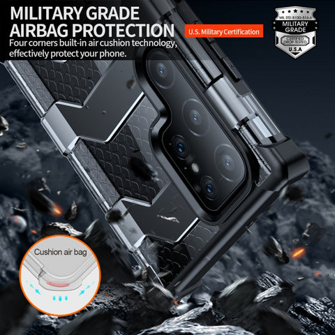 wlons Explorer Series PC+TPU Phone Case, For Samsung Galaxy S22 Ultra 5G