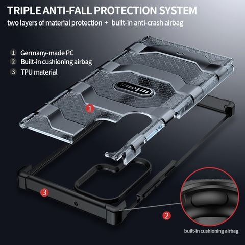 wlons Explorer Series PC+TPU Phone Case, For Samsung Galaxy S22 Ultra 5G