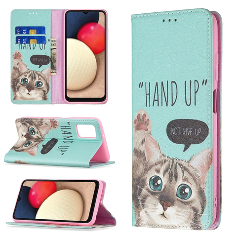 Invisible Magnetic Leather Phone Case, For Samsung Galaxy A03s 166mm