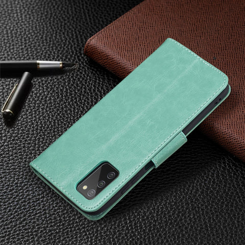 Embossing Two Butterflies Leather Phone Case, For Samsung Galaxy A03s 166mm